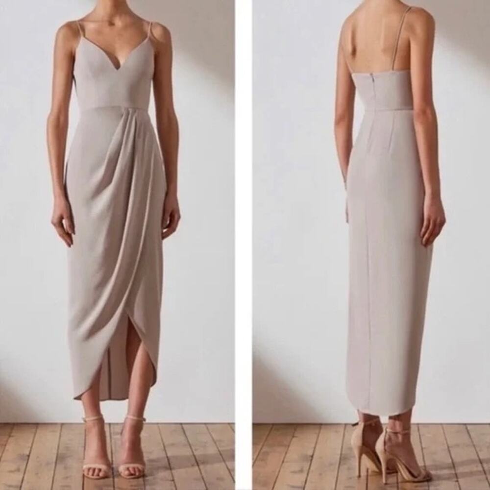 Shona Joy Core Cocktail Midi Dress NWT